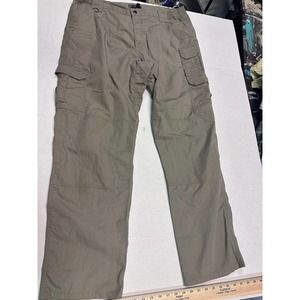 511 Tactical Pants 40/34 Khaki Straight Cargo Ripstop Hike Camp Outdoors Rugged